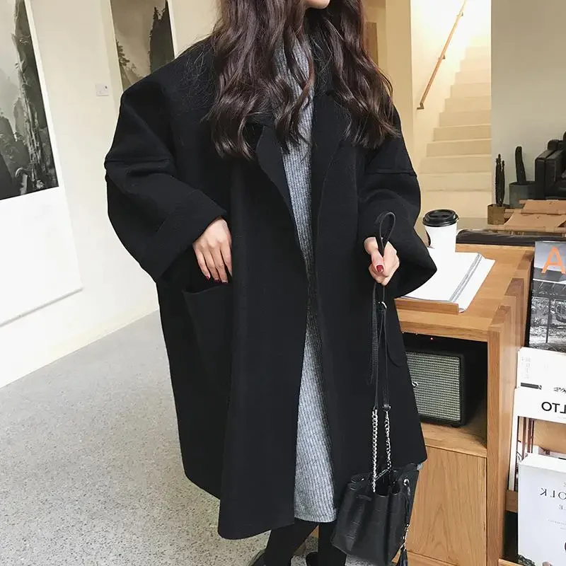 Gianna - Trench-coat élégant en laine grande taille
