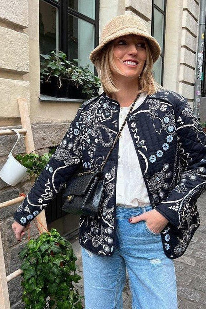 Lula - Veste vintage à imprimé floral