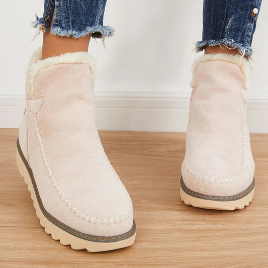 Madison - Des bottes en fourrure confortables en hiver !