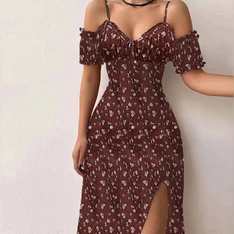 Natalia - Robe de cocktail à encolure en V