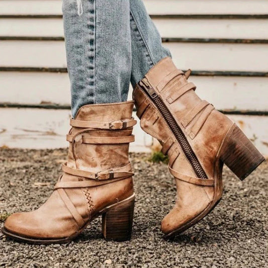 Luna - Bottes rétro pour femmes