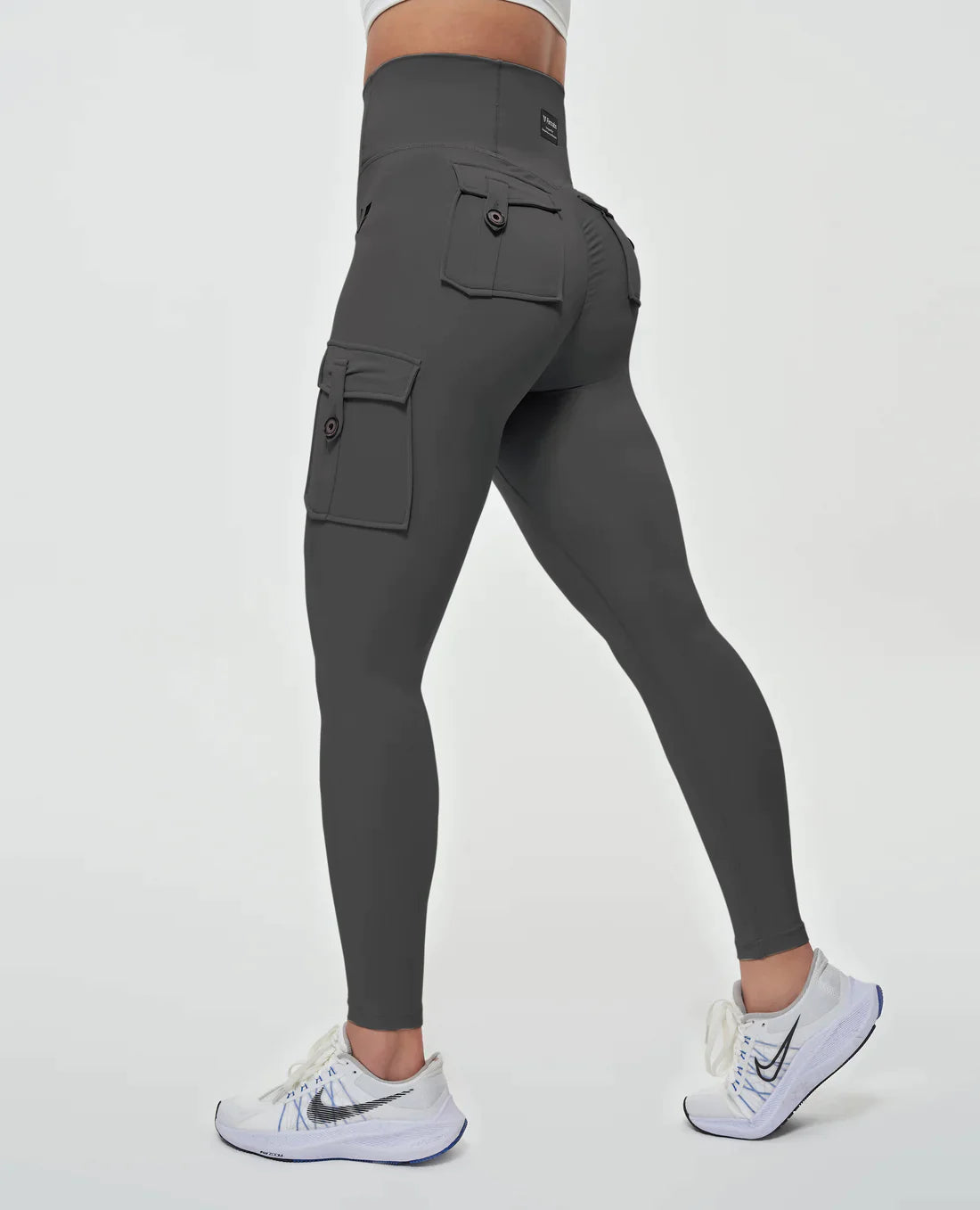 Jeana - Leggings cargo à taille haute