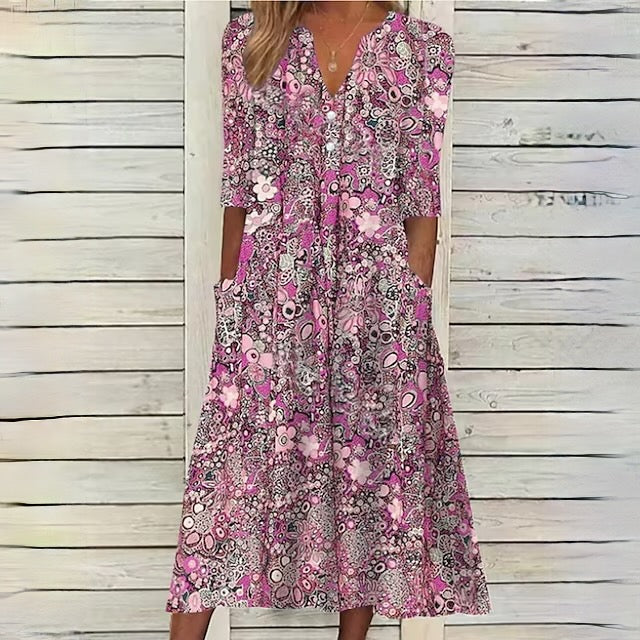 JANA - Robe à fleurs